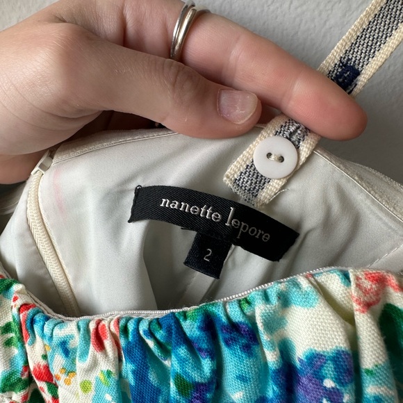 Nanette Lepore Multi Colored Dress Size 2 - Picture 5 of 5